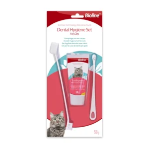 Bioline Cat Dental Care Hygiene Set Cheese Flavor