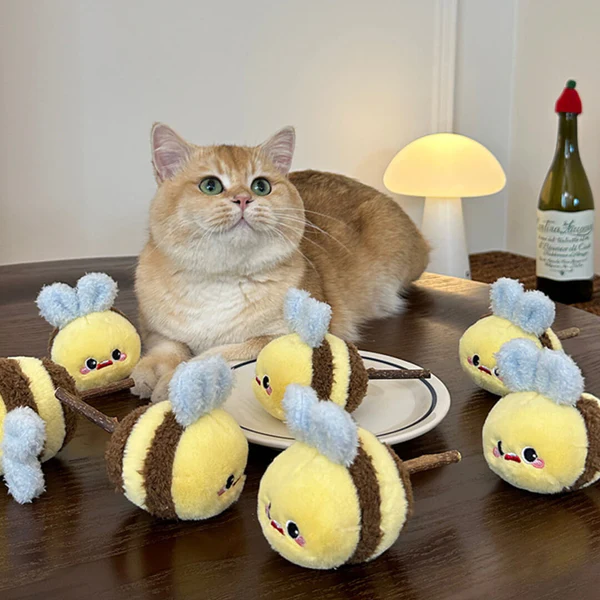 Buzzy Bee Cat Toy